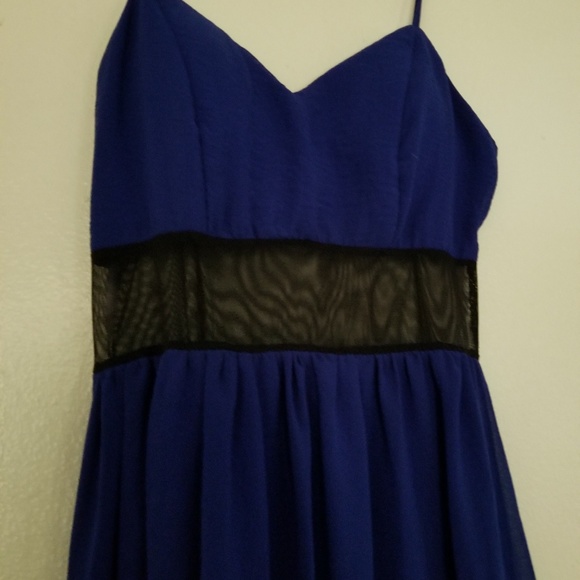 BLUE And Black Dress Maxi - Picture 5 of 6